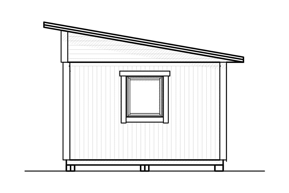 Attefallshus Njuta Funkis 20-3 