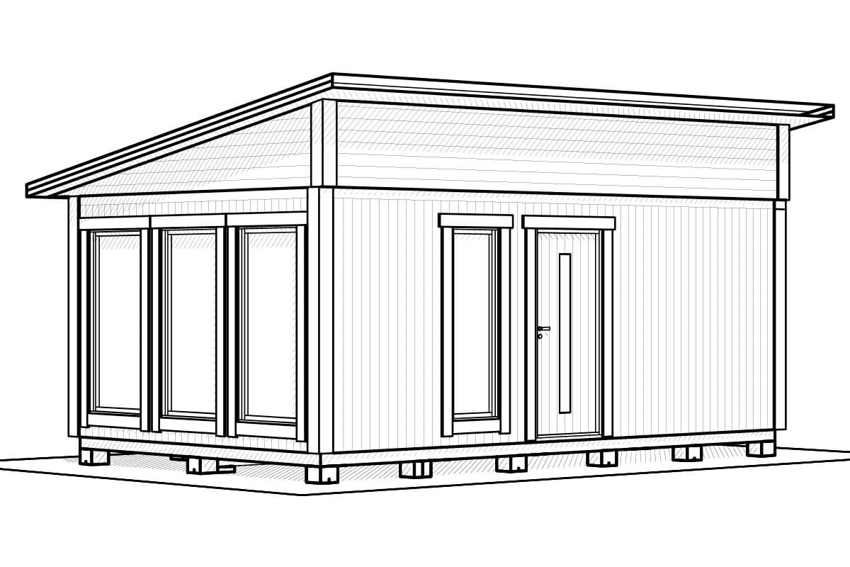 Atterfallshus Njuta Funkis 25-3