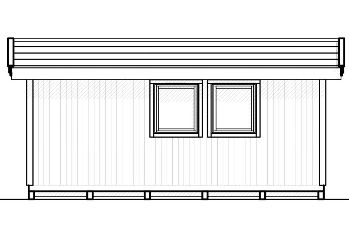 Attefallshus Jenna 18,4 Funkis