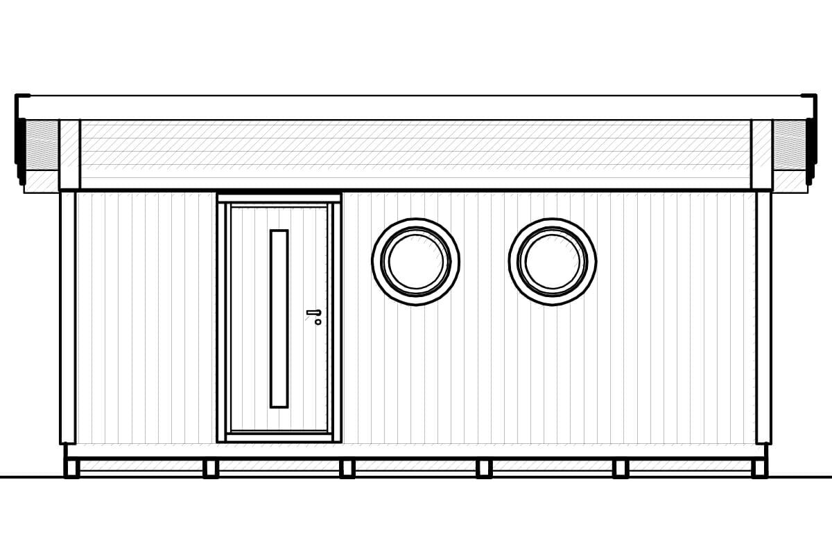Attefallshus Josefin Funkis 18,4